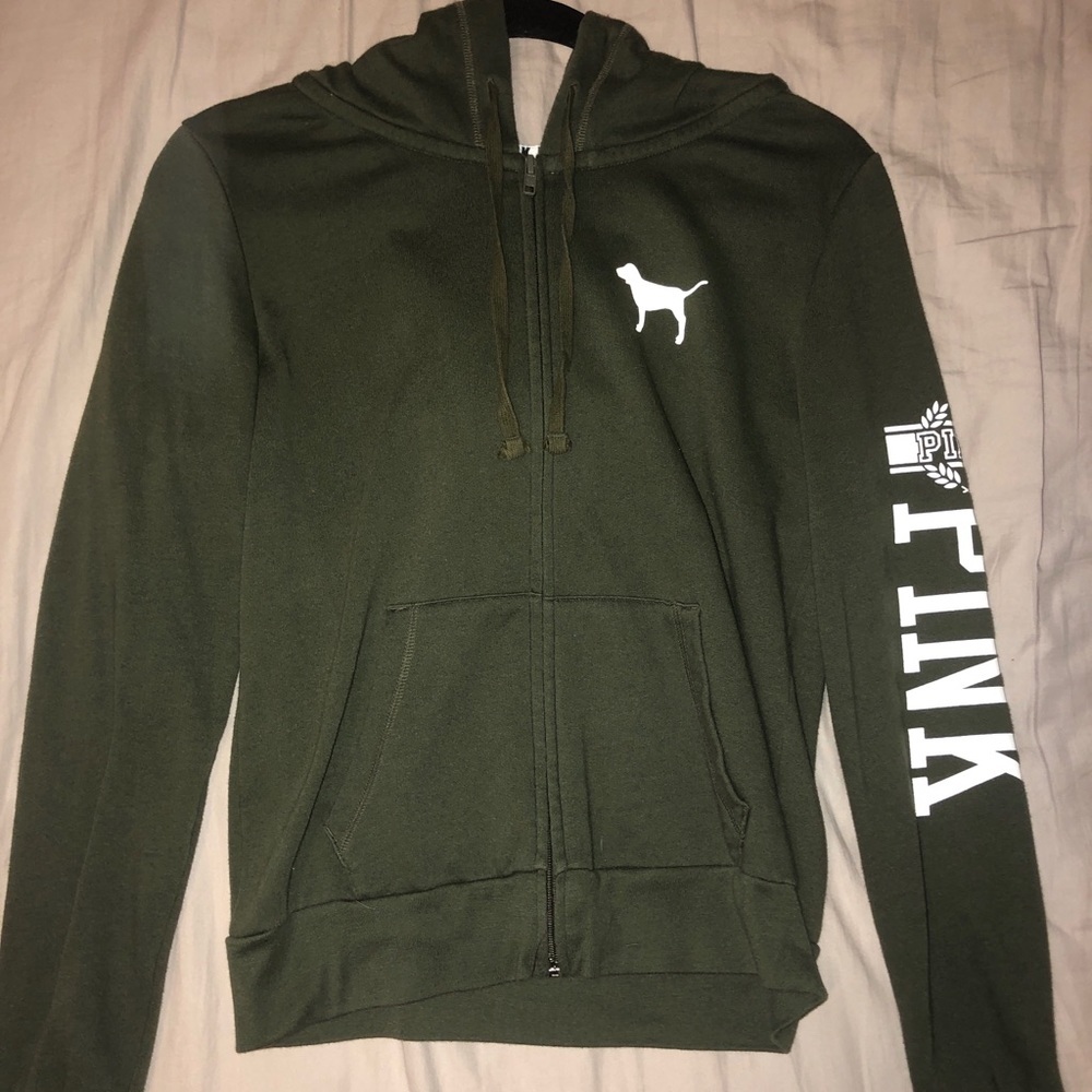 PINK zip up hoodie